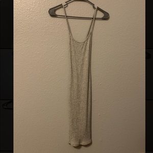 Tight dress with revealing back